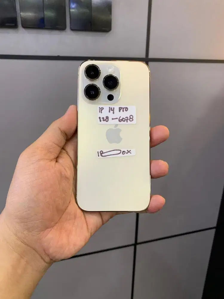 Iphone 14 Pro 128 Gb Gold Resmi ibox