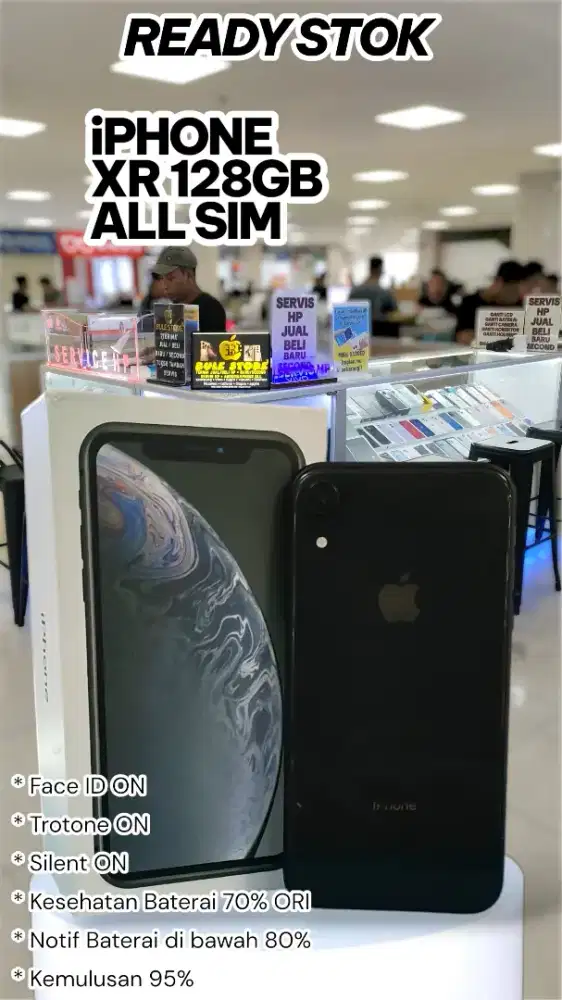 Iphone XR 128GB All sim fullset