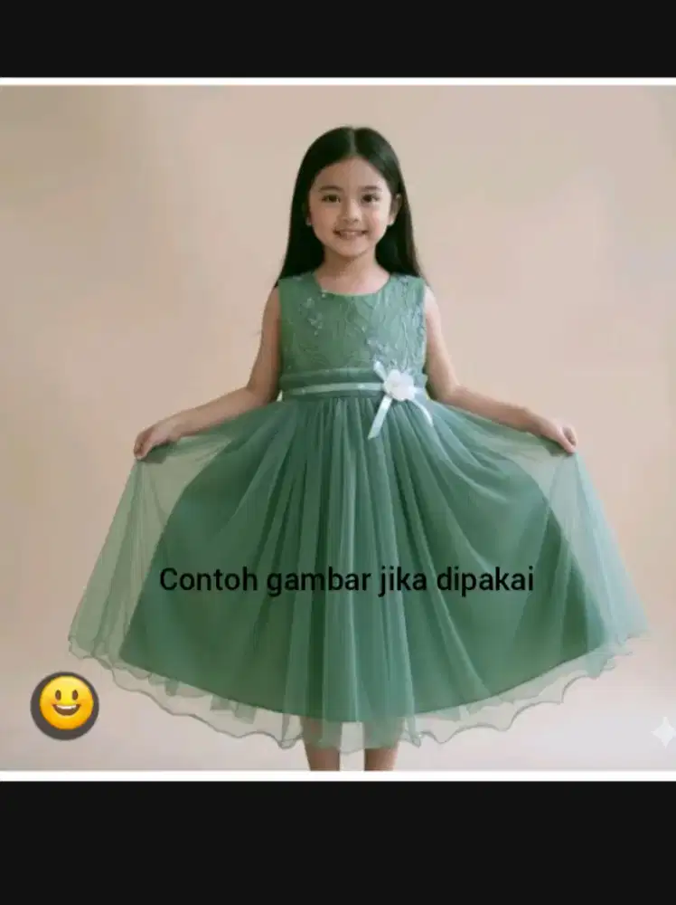 Dapat 3 baju anak, gaun pesta, baju ulang tahun