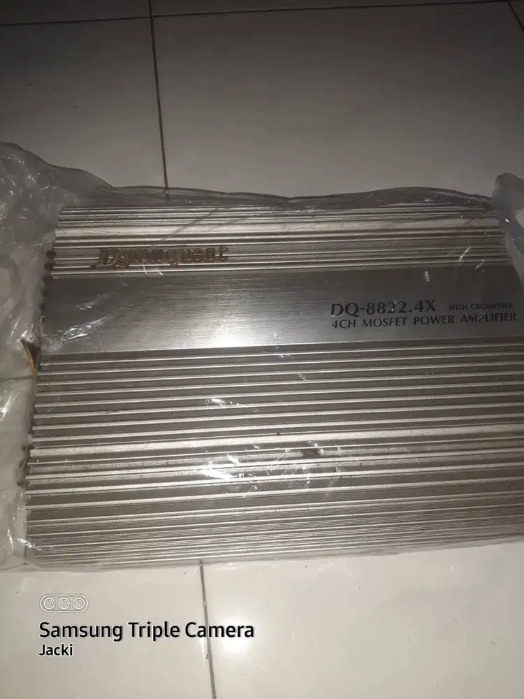Audio system Mobil 4CH with Crossover MErk Dynaquest Eks BMW