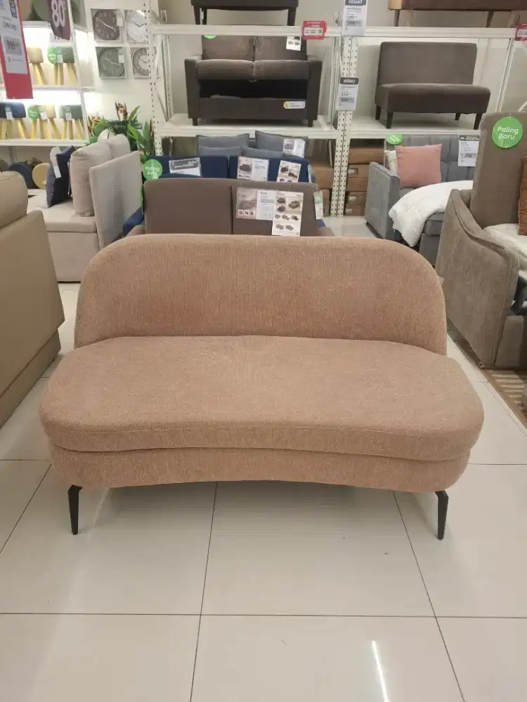 Sofa 2 Seater Fabric Rener