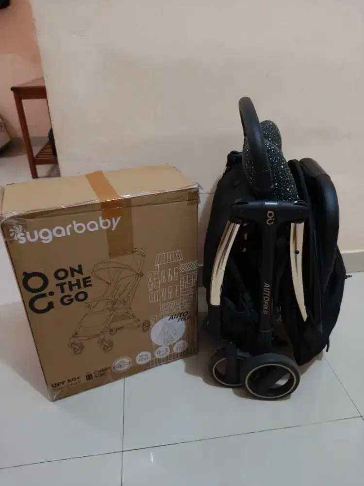 Stroller Sugarbaby on the go auto fold kereta bayi simple preloved