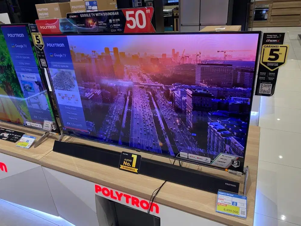 POLYTRON SOUNDBAR GOOGLE TV