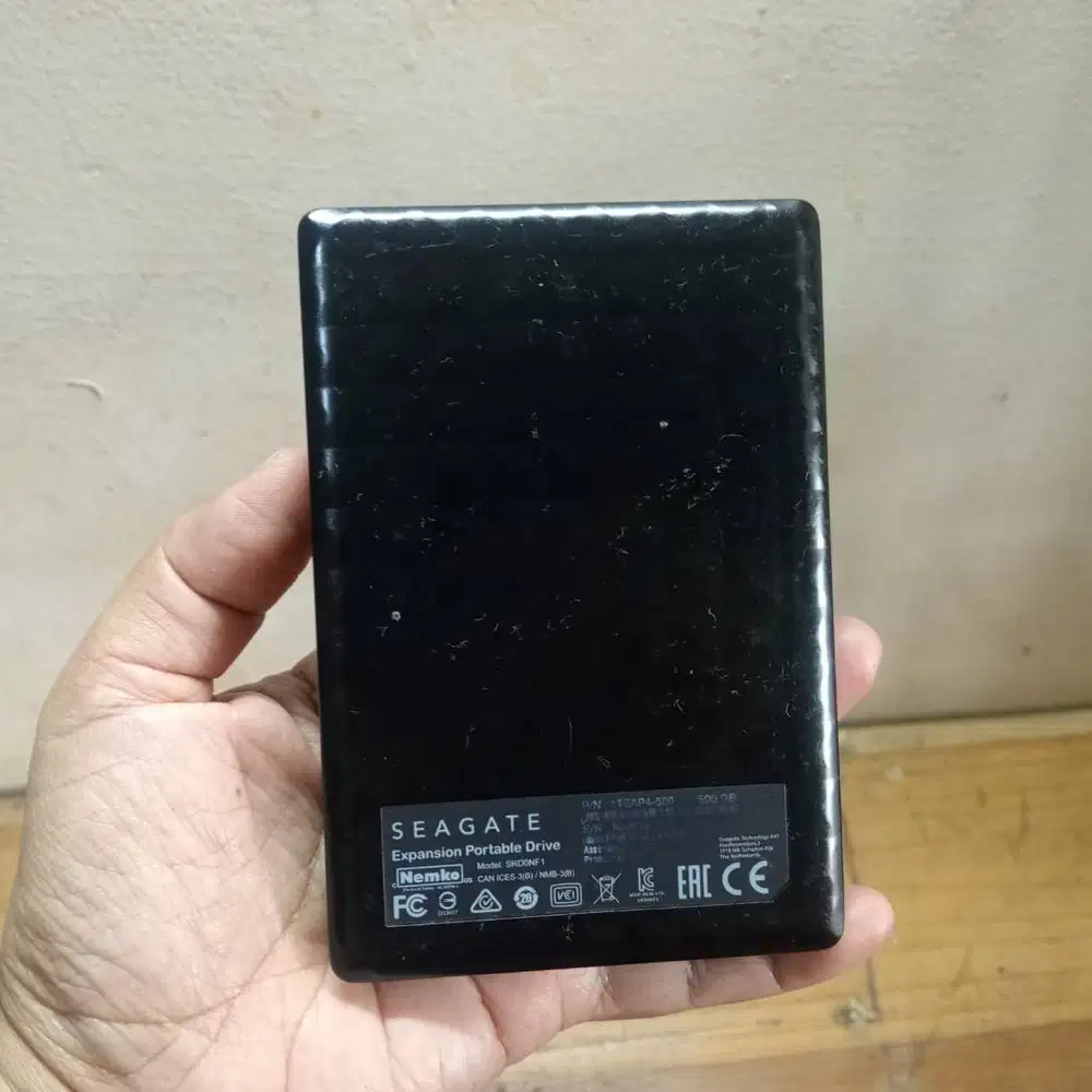 Hard disk eksternal Seagate 500 GB sentinel 100%