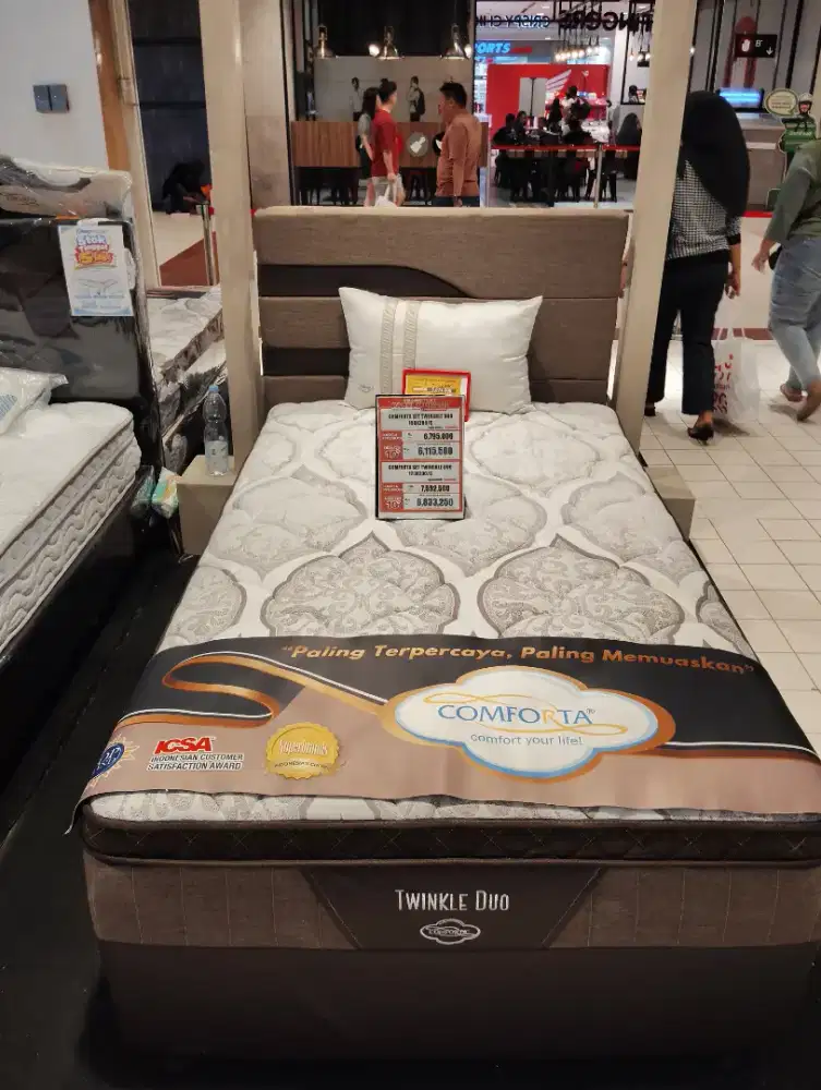 Promo Kredit Kasur Comforta Set Twinkle Duo Dengan Cicilan Home Credit