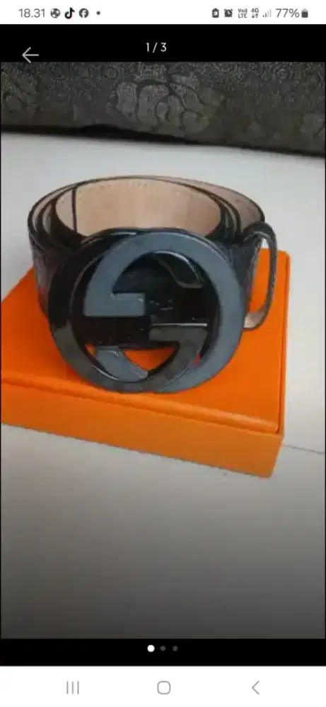 Gucci Imprimé / Guccissima Interlocking G Belt