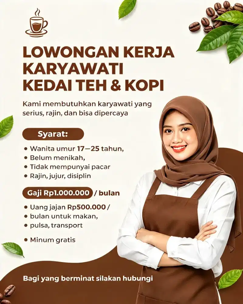 Dibuka kesempatan kerja untuk wanita