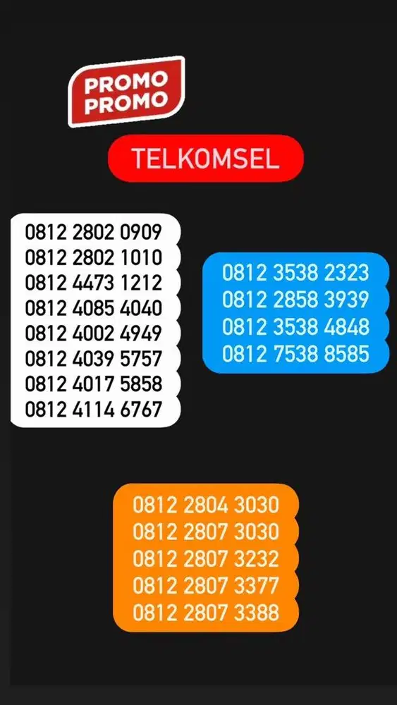 Nomor cantik kartu perdana simpati telkomsel 4g best seller terlengkap