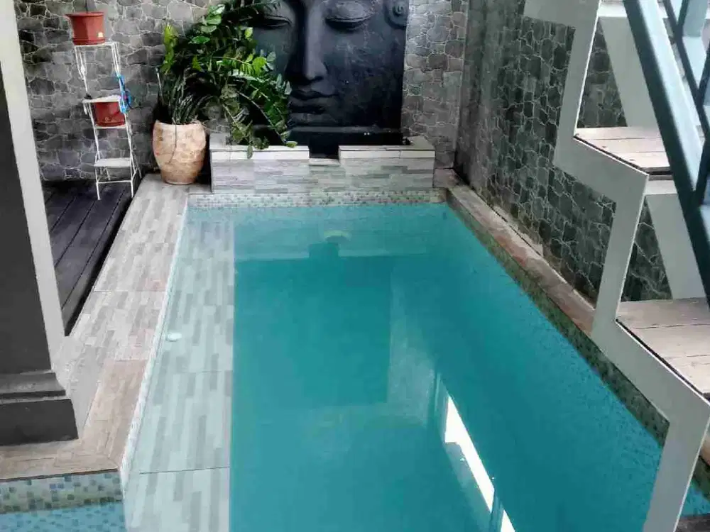 Villa modern minimalist lingkungan tenang bebas banjir kerobokan