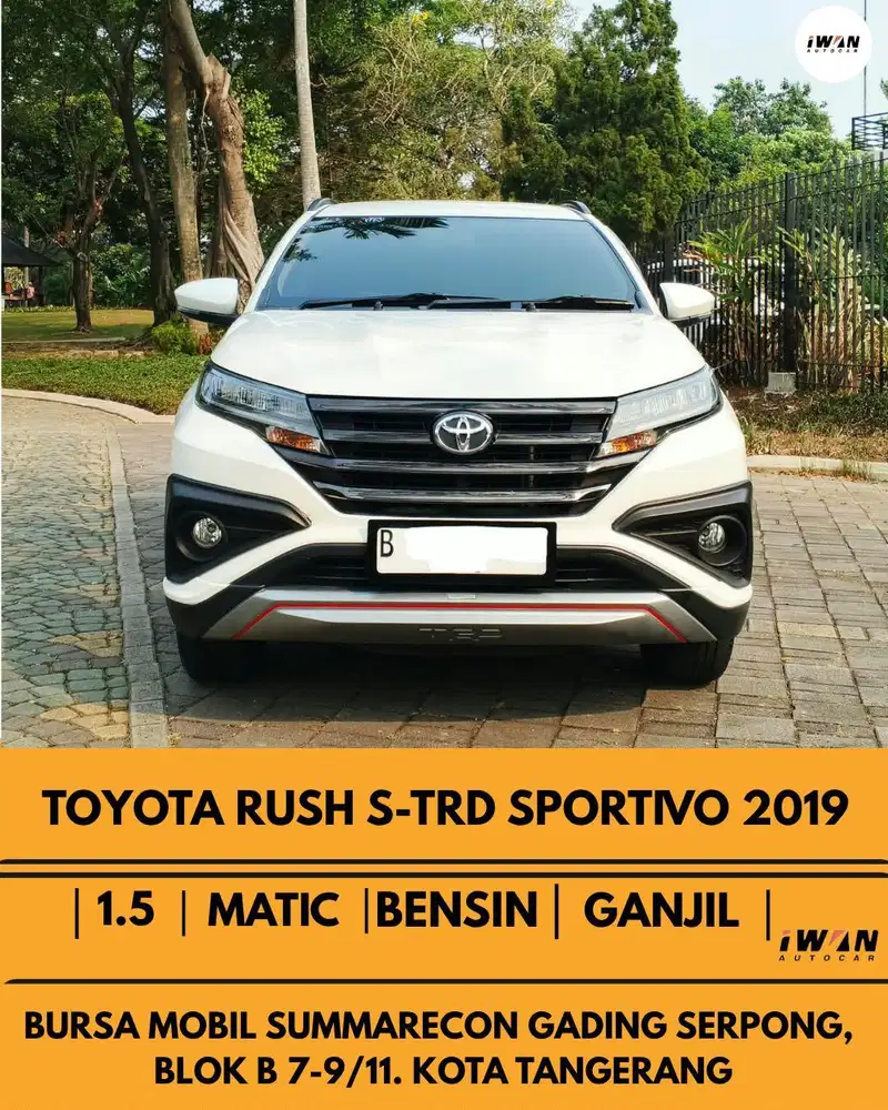 2019 TOYOTA RUSH S TRD 1.5 AT