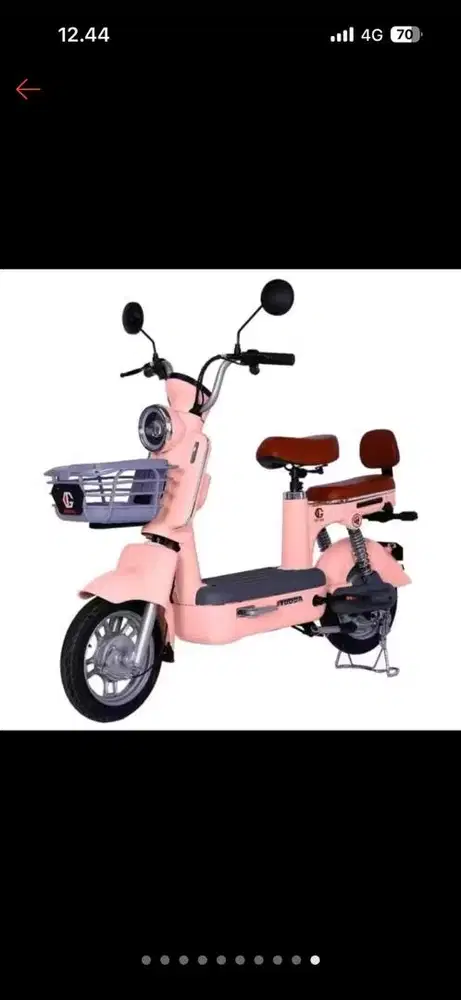 Sepedah listrik GODA 150 PANDA PINK
