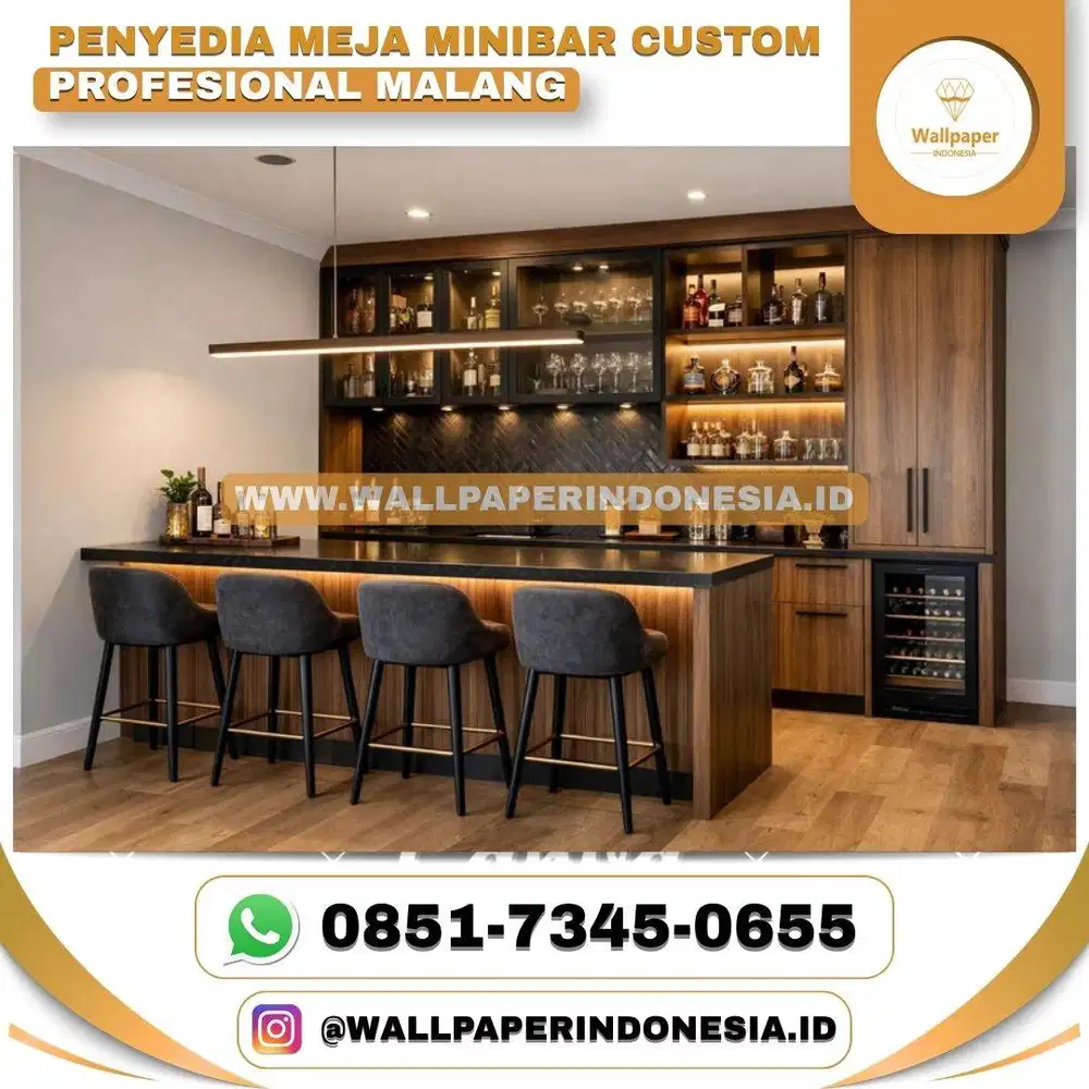 PENYEDIA MEJA MINIBAR CUSTOM PROFESIONAL MALANG