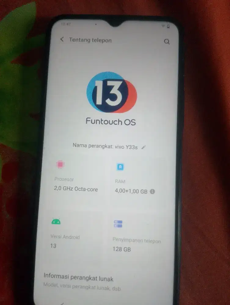 dijual BU vivo y33s batangan