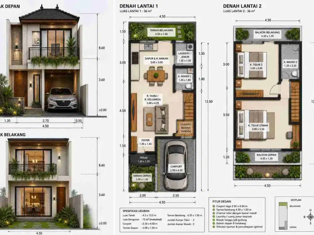 Rumah Inden Lokasi Di Sempidi Mengwi Badung