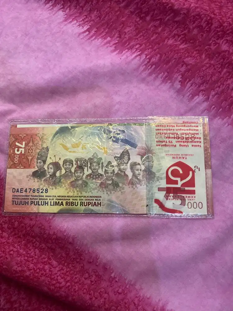 Dijual uang koleksi edisi 75 rb