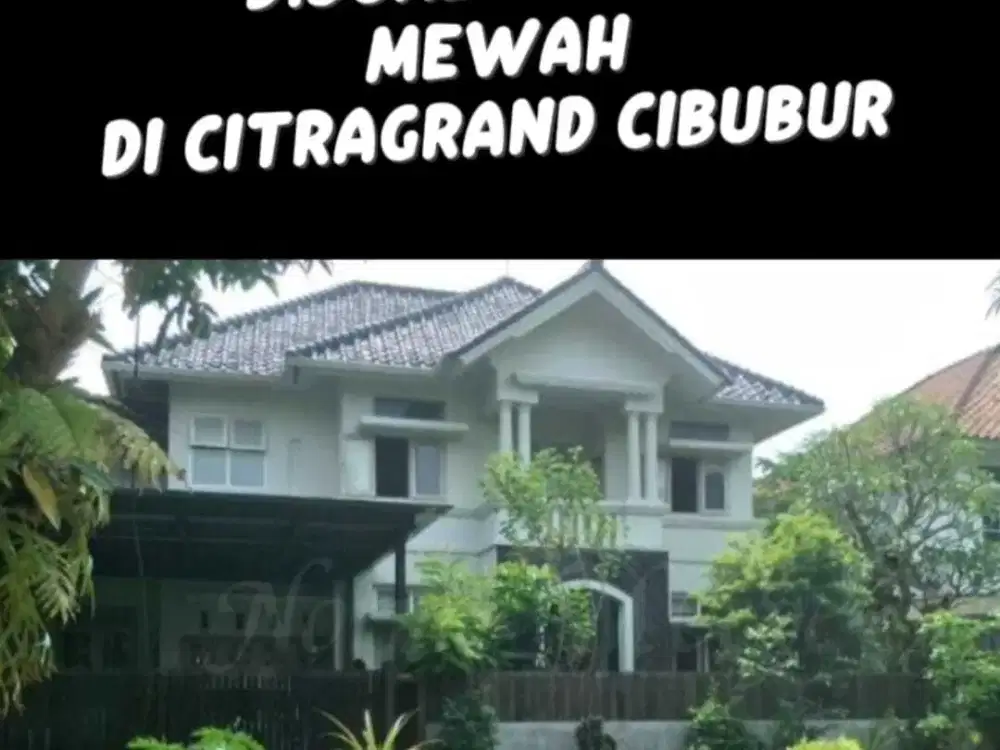DIJUAL RUMAH SIAP HUNI DI CITRAGRAND CIBUBUR
