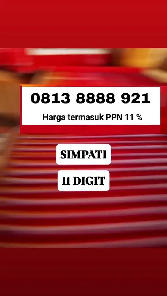 Nomor cantik kartu perdana simpati as loop telkomsel 5G murah