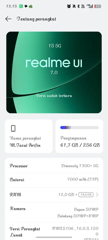 Jual Realme 15 5G