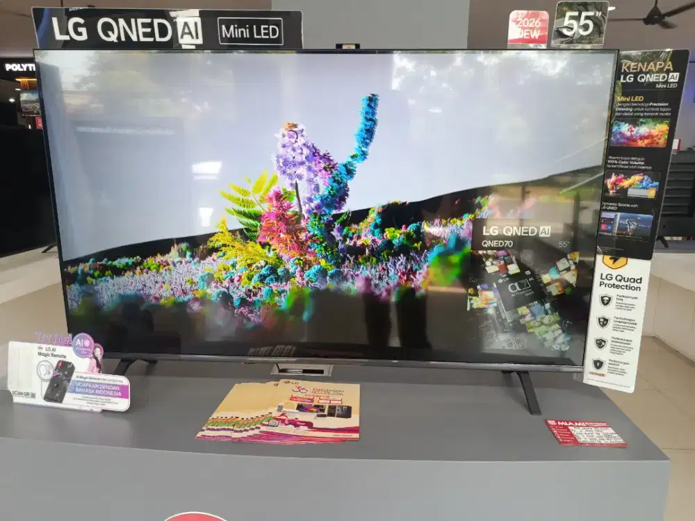 TV LG 55' 55QNED70BSA Free Bracket!