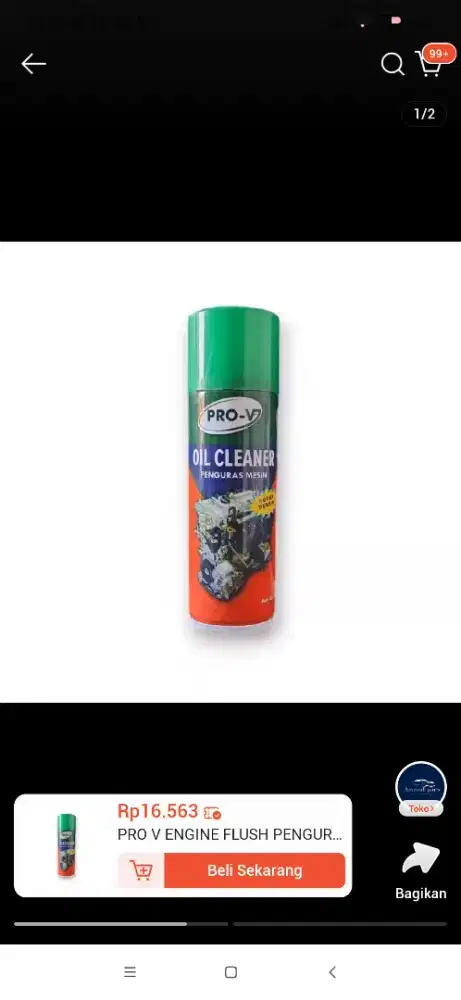 Pro-V oil cleaner