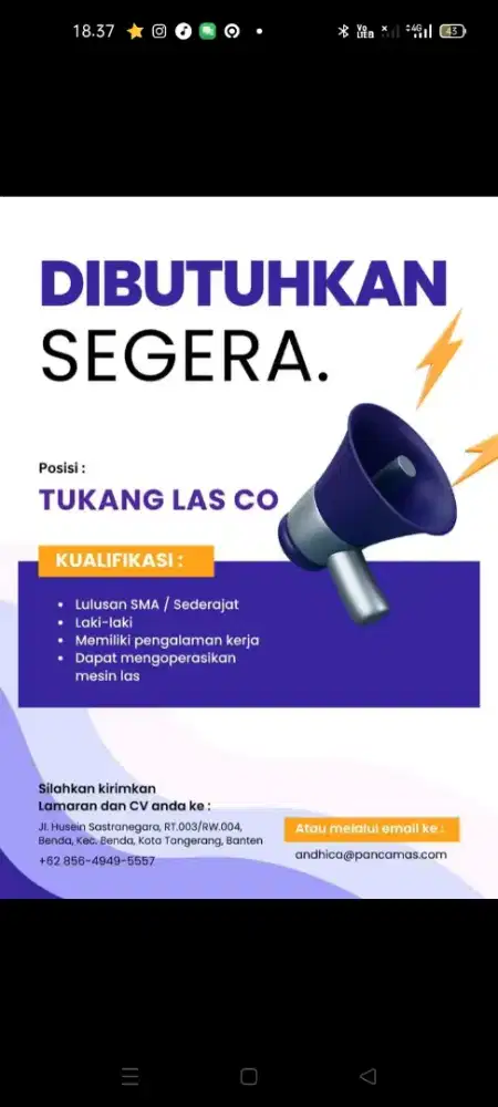 Tukang las co 2