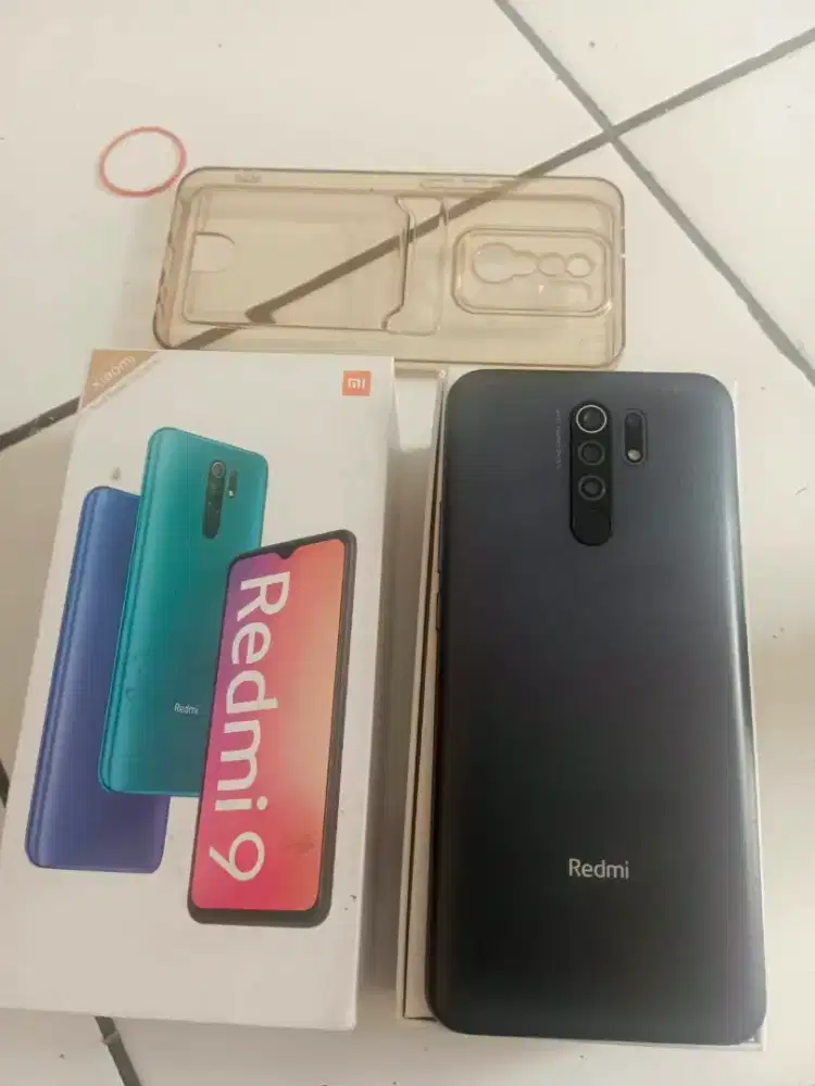 Redmi 9 Ram 4/64 GB Fullset lengkap