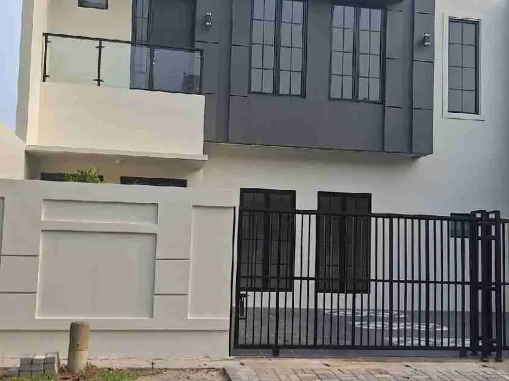 Jual Rumah Baru di BSD Anggrek Loka, Design Mandiri Siap Huni, Ada Taman Belakang