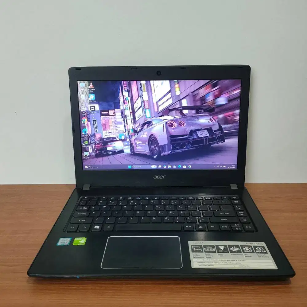 Acer Aspire E14 Intel i5 7200U Ram 8GB SSD 256GB Layar 14 NVIDIA 940MX
