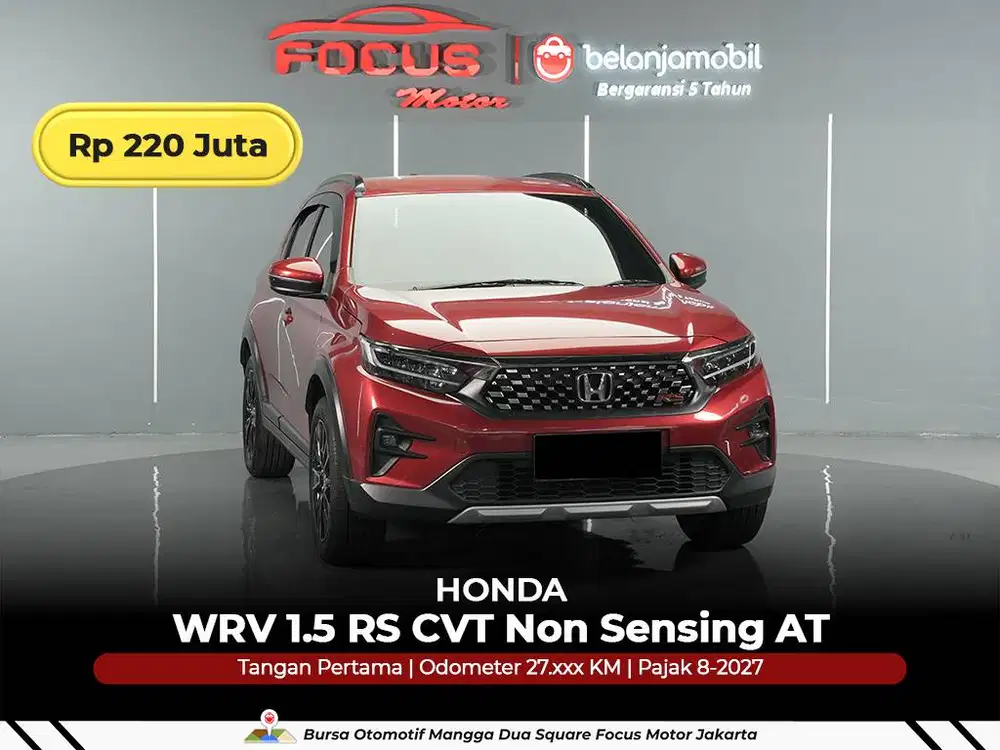 [ GARANSI 5THN ] Honda WR-V WRV WR V 1.5 RS Non Sensing 2023/2024/2025