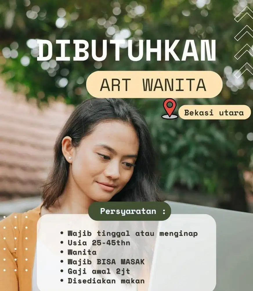 DIBUTUHKAN LOWONGAN ART WANITA