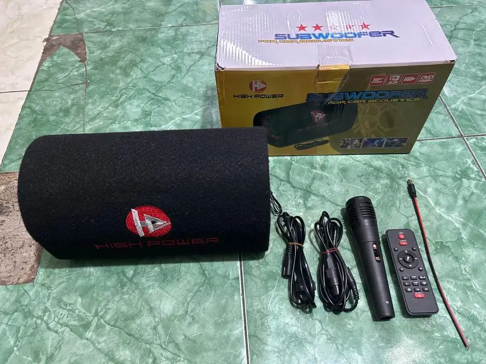 speaker aktive subwoofer for car acoustic