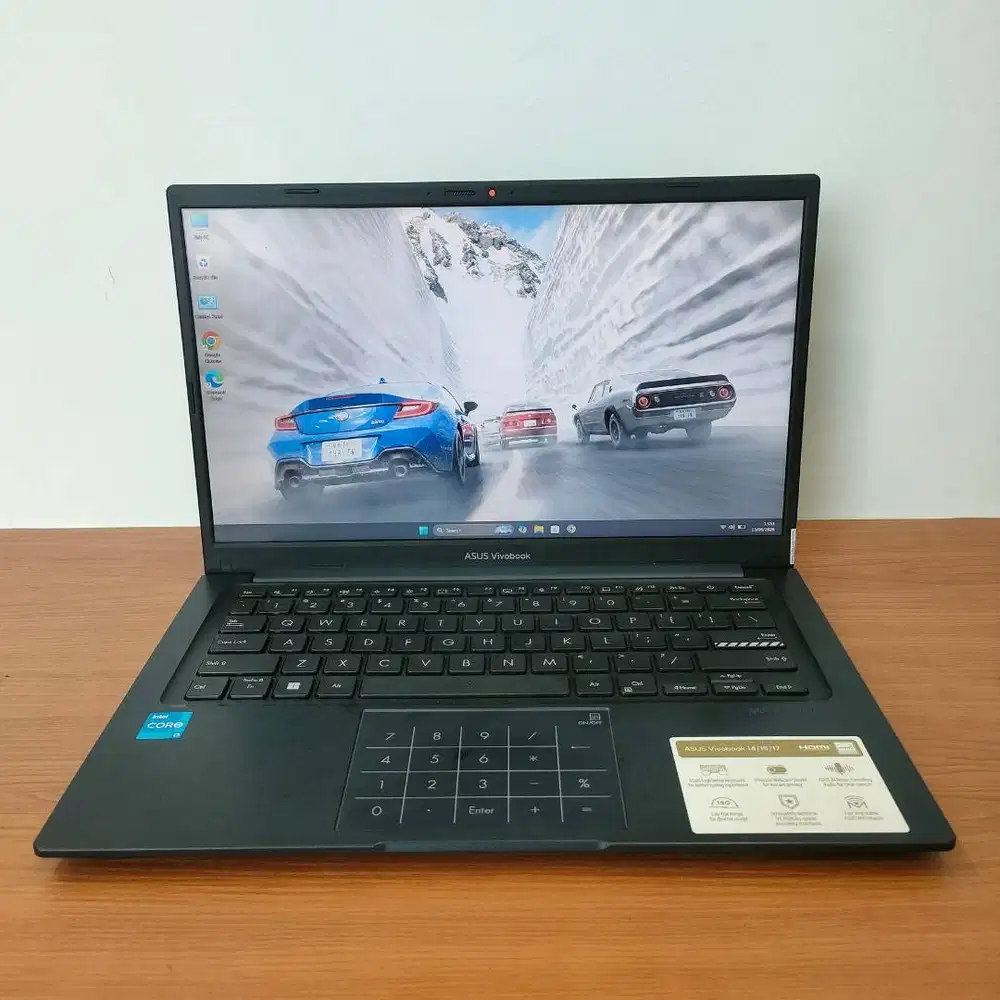 ASUS Vivobook 14 X1404V Intel Core i3 Gen 13 Ram 12GB NVMe 512GB