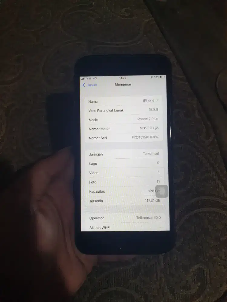 Iphone 7plus 128 gb