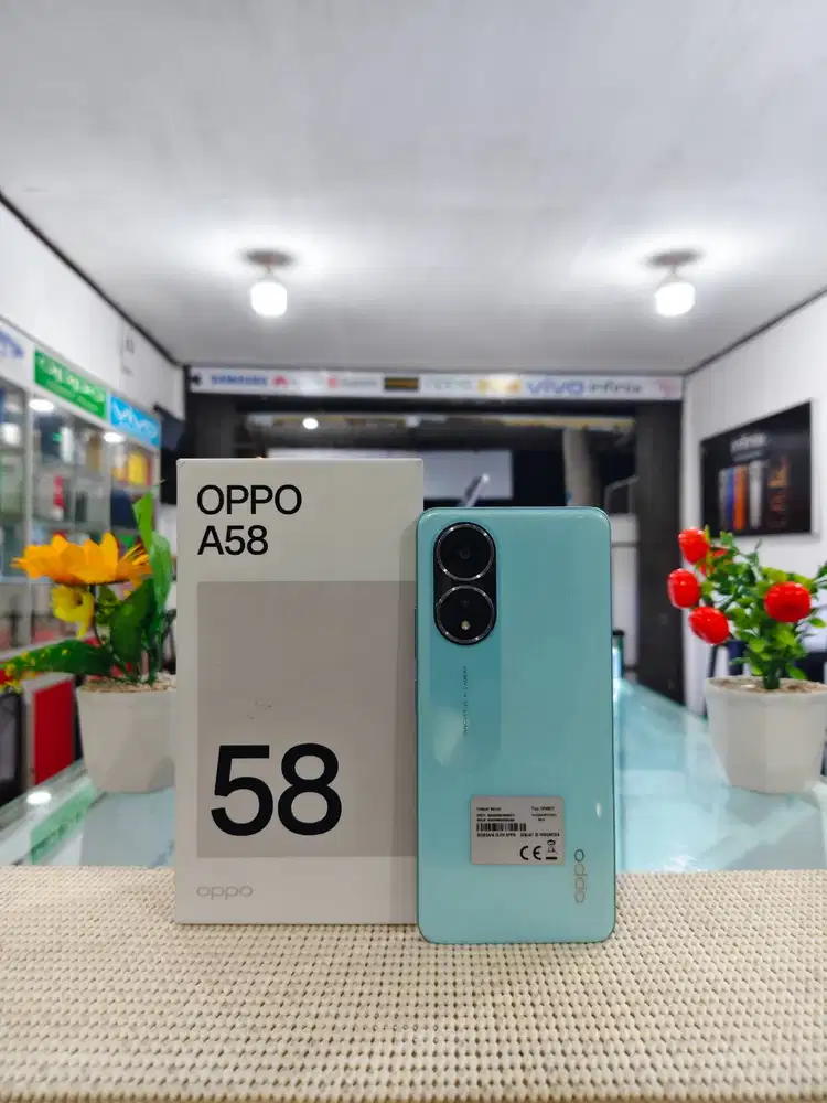 Oppo A58 Ram 6+6Gb/ 128Gb Fullset Mulus Original 100% Bergaransi