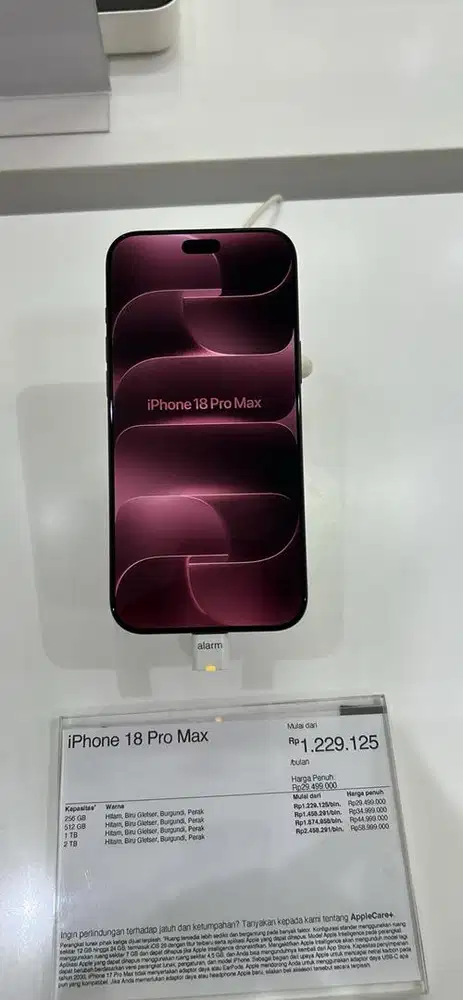 iphone 18 promax 256gb bisa melayani home credit