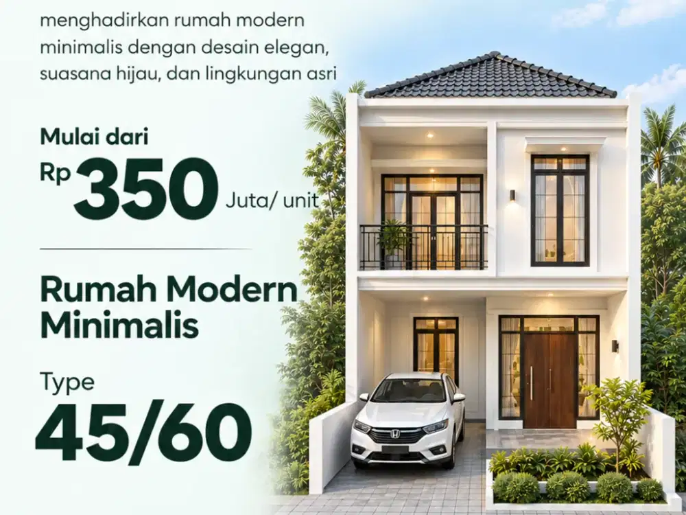 Rumah Bergaya American Style Dekat Kawasan Margonda