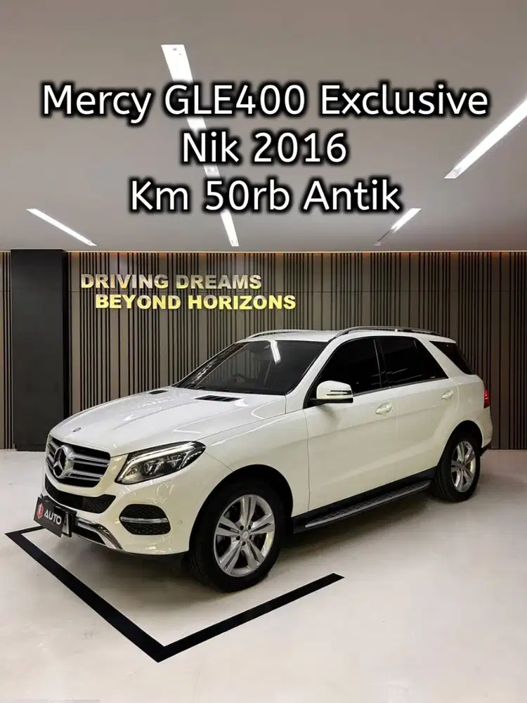 Mercedes Benz GLE 400 GLE400 Exclusive 2016 Putih Mercy B1336Q Km50rb