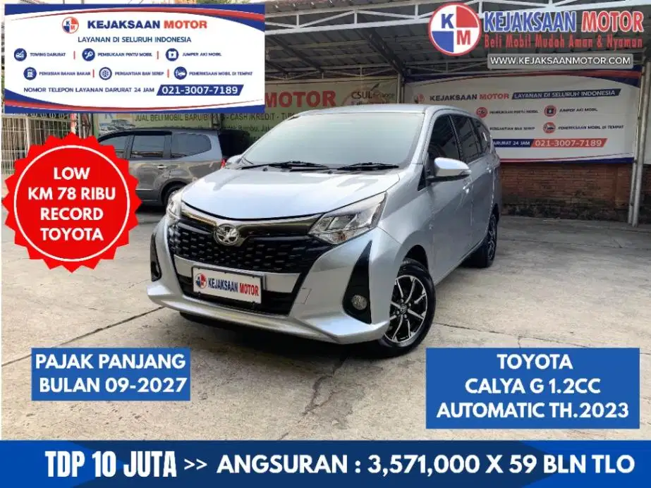 Toyota Calya New G 1.2cc Automatic Th.2023