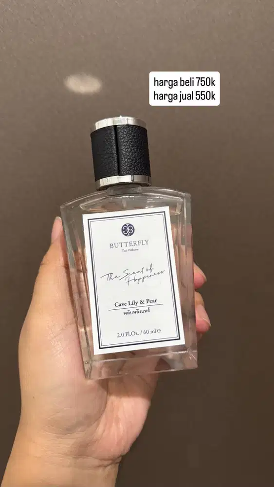 Butterfly Thai Perfume Cave Lily & Pear – Botol 60 ml Preloved
