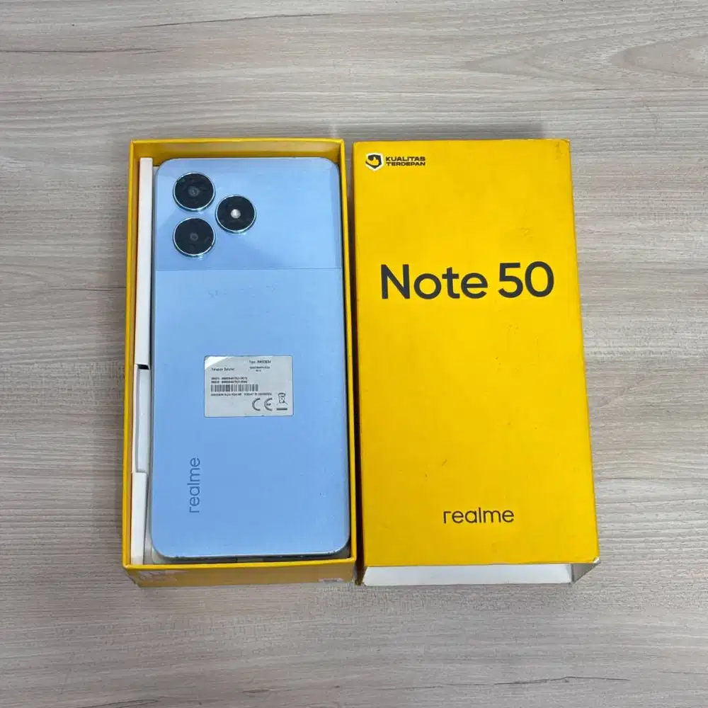 HP Realme Note 50 ram 4GB/64GB Murah 1 Jutaan Siap Pakai