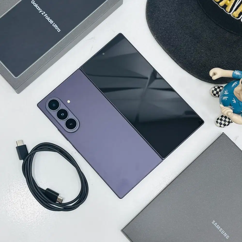 Samsung Z Fold 8 Ultra 12/256 gb violet shadow garansi sein aktif