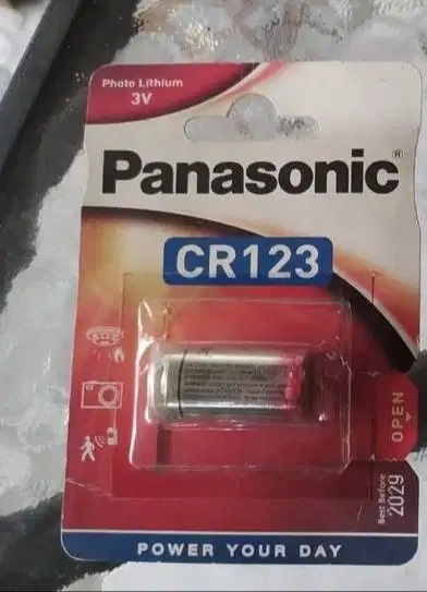 Panasonic Lithium Cylindrical Battery CR123A Original