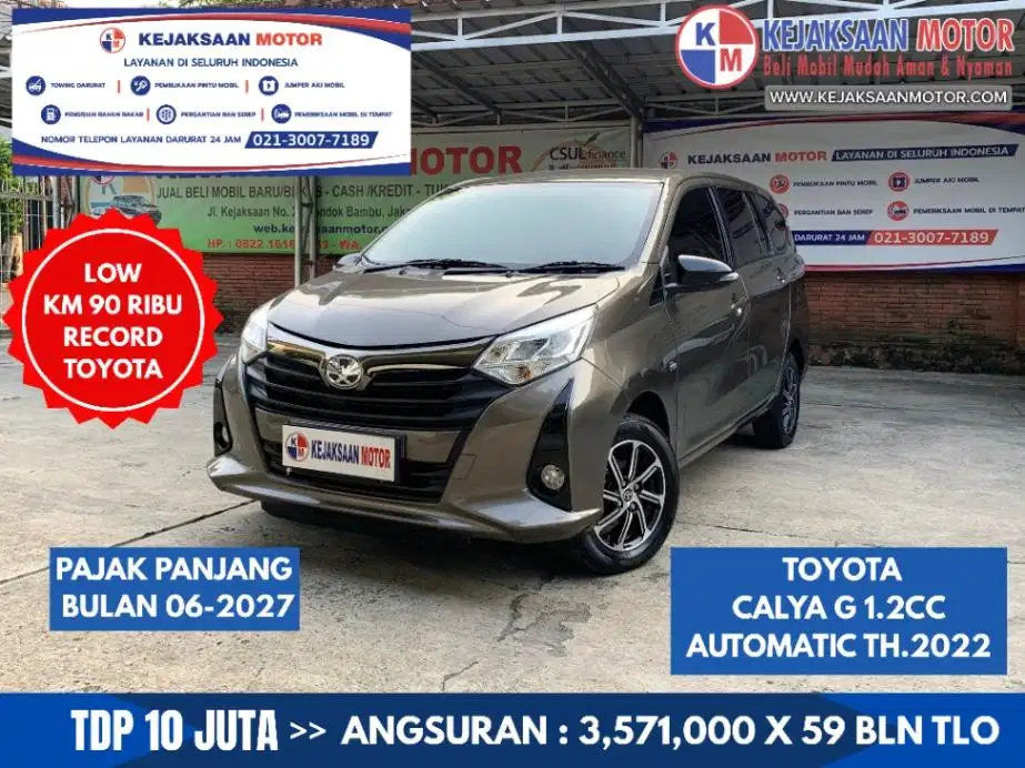 Toyota Calya G 1.2cc Automatic Th.2022