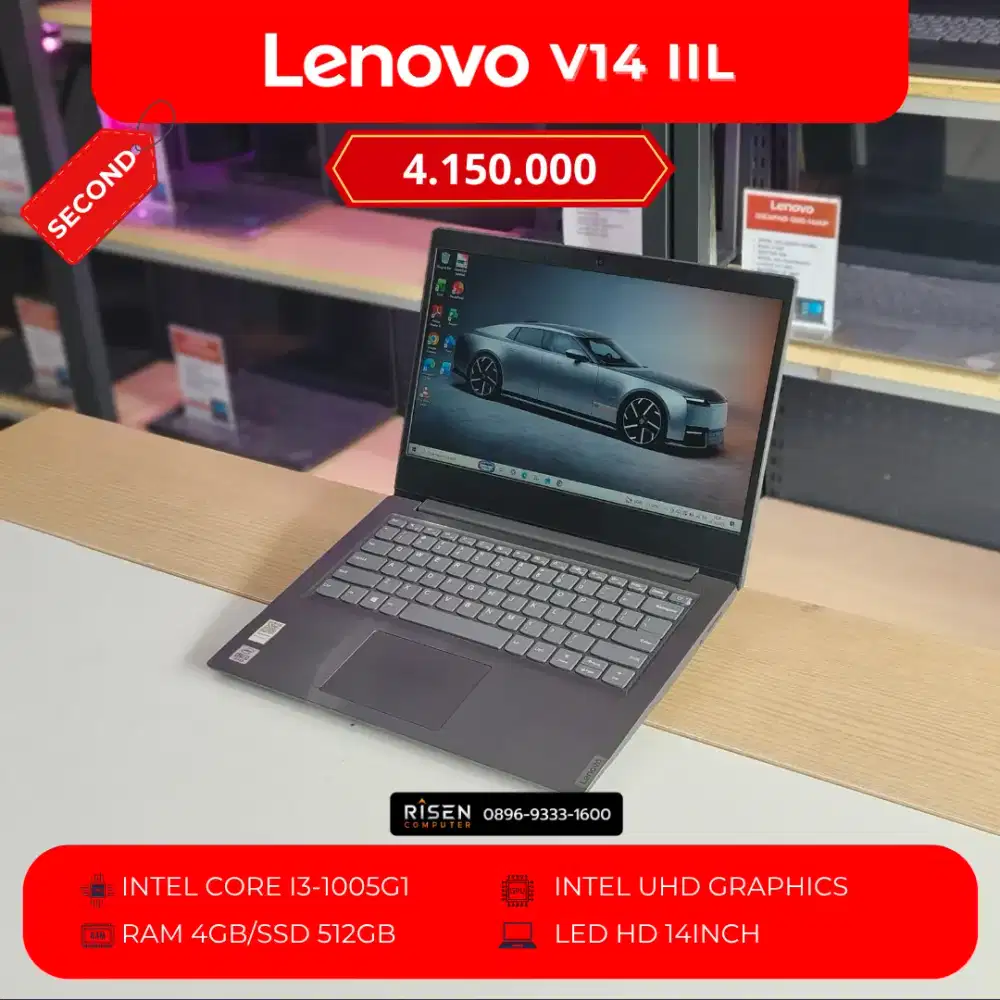 LENOVO V14 IIL Intel Core I3-1005G1 RAM 4GB SSD 512GB HD 14Inch