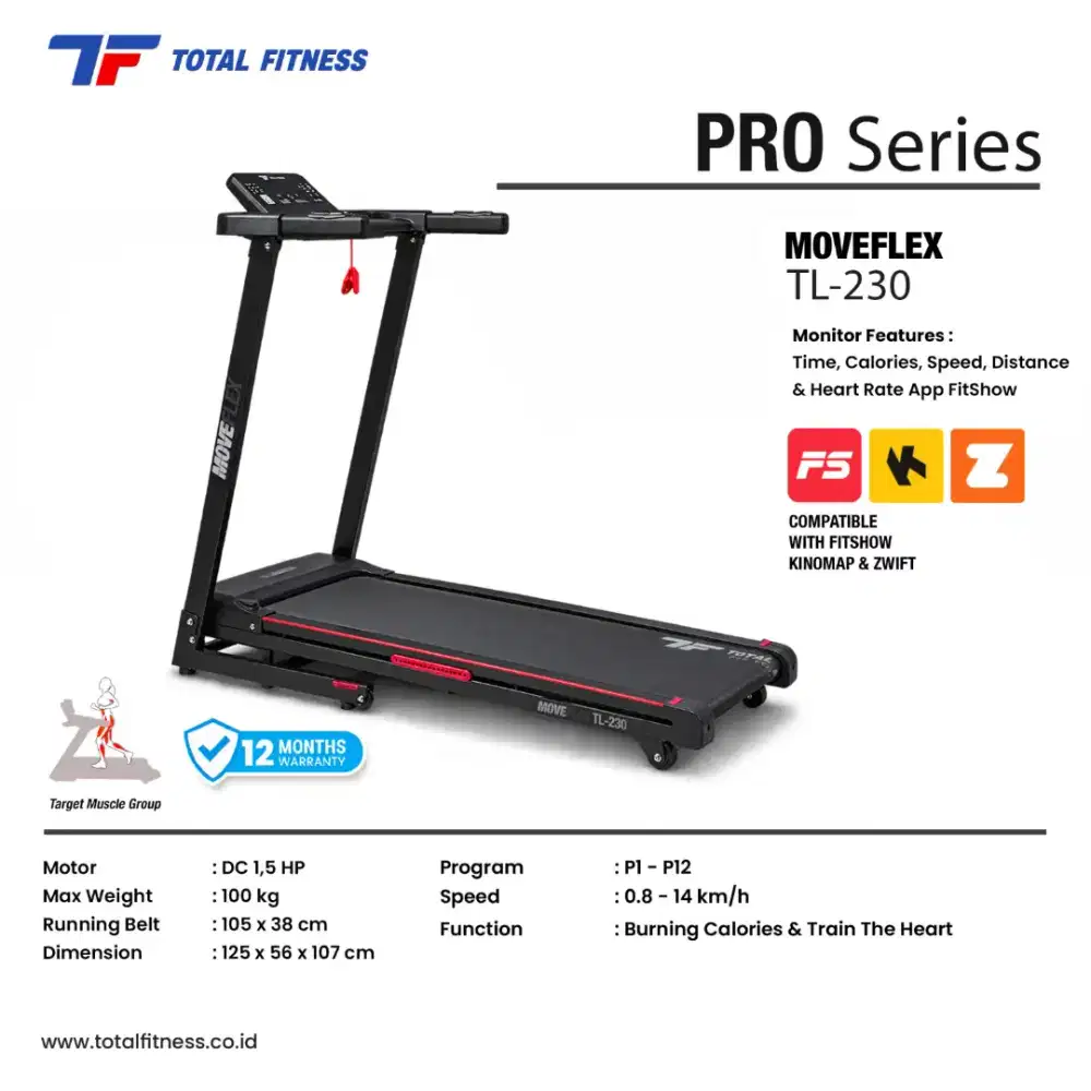 Treadmill elektrik 230