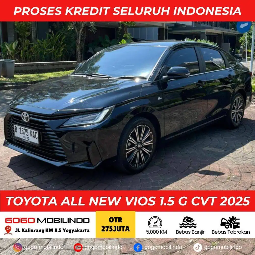 TOYOTA ALL NEW VIOS 1.5 G CVT 2025 PEMAKAIAN 2026 LIKE NEW KM RENDAH