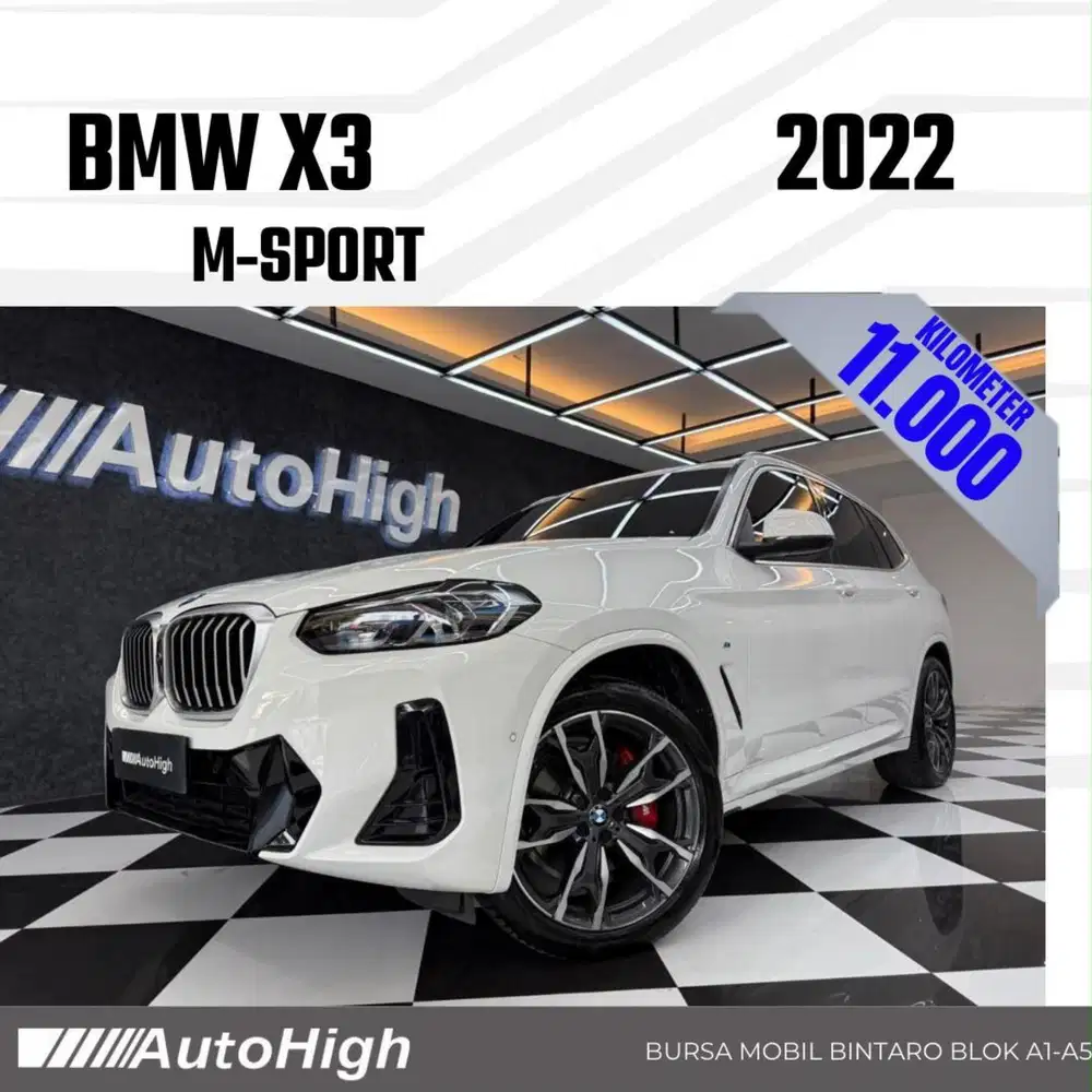 DP10% [Km11.000] X3 M-Sport 2022 White Reg 2023 #AUTOHIGH