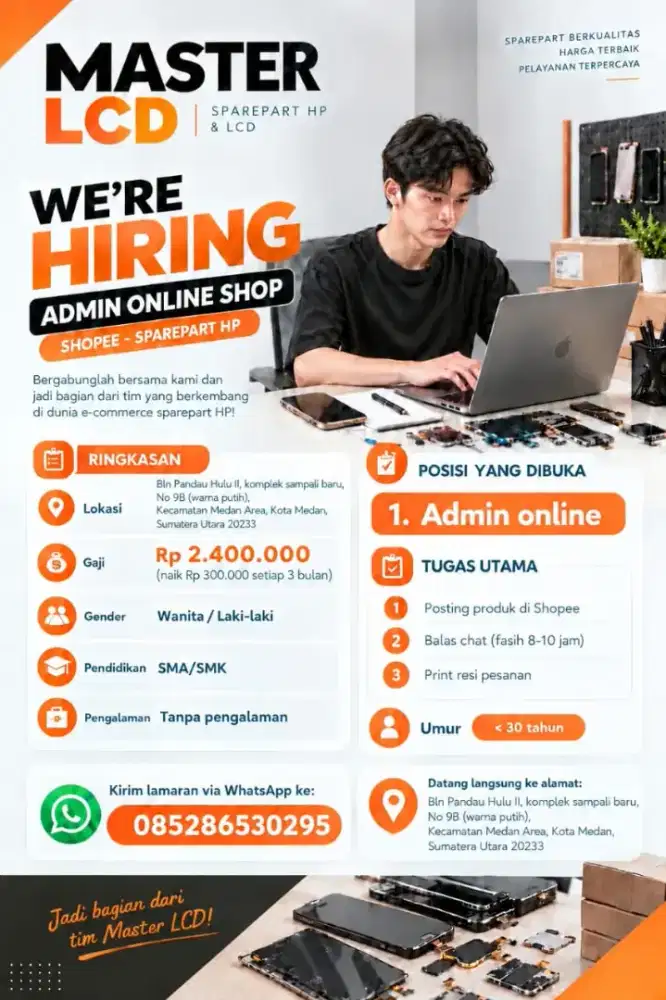 DIBUKA ADMIN ONLINE SHOP SHOPEE