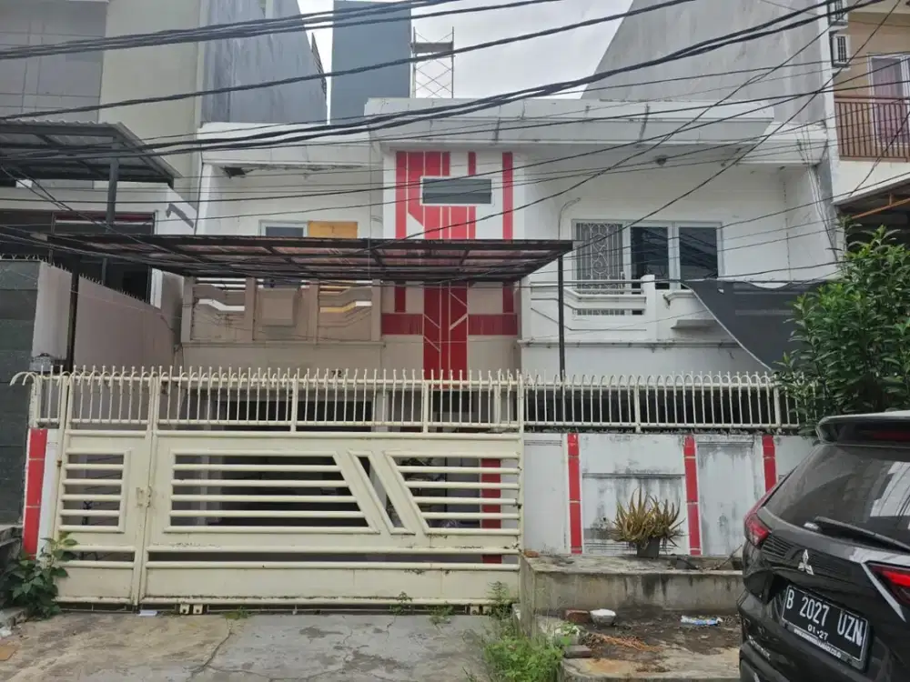 Rumah Tua Muara Karang Hitung Tanah Uk 10X20 Hadap Barat,Sedikit Tusa,Butuh Renovasi Total