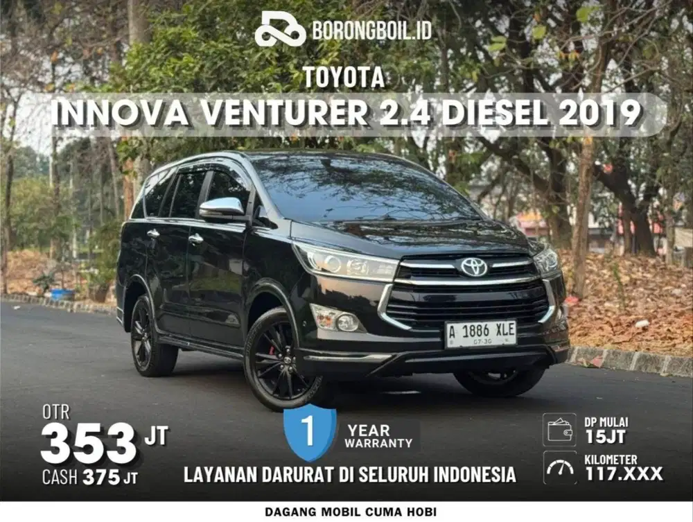 Innova Venturer 2.4 AT Diesel 2019 Attitude Black
